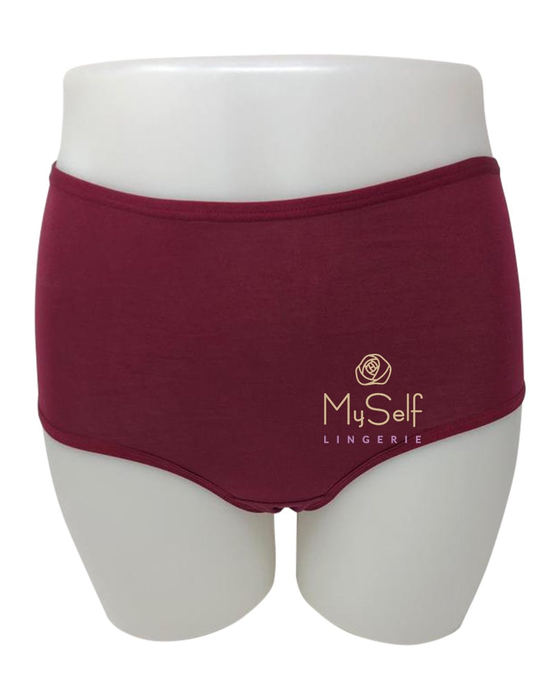 Gemsli 3305 Wine Cotton Briefs 3 Pk. myselflingerie.com