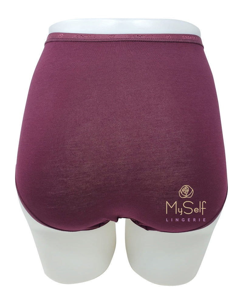3325 Organic Cotton Plum Bikinis 3 Pk