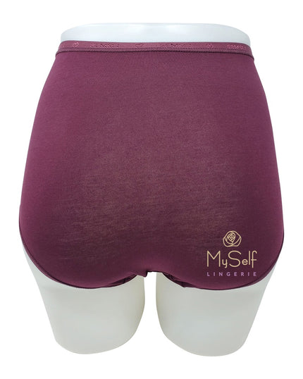 3325 Organic Cotton Plum Bikinis 3 Pk