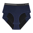 Dorina D000159 Eco Moon Highly Absorbent Navy Cotton Brief 2 Pk myselflingerie.com