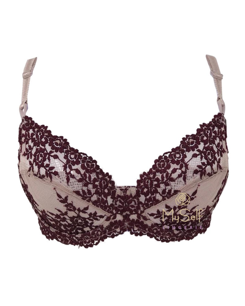 Wacoal 65191 Embrace Lace Pickled Beet Underwire Bra –