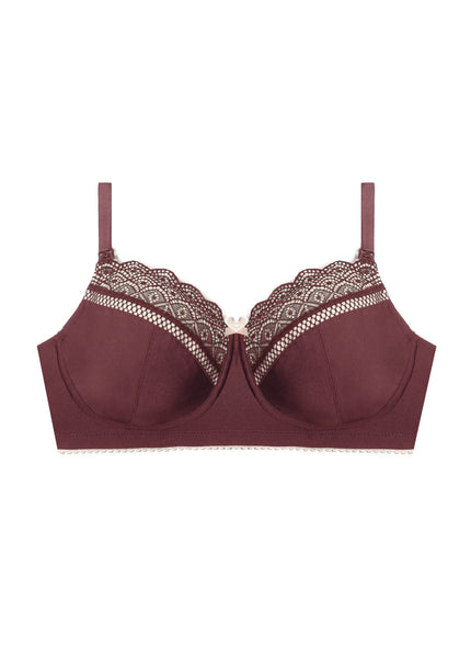 SOG10 Fig Show Off Wire-free Nursing Bra