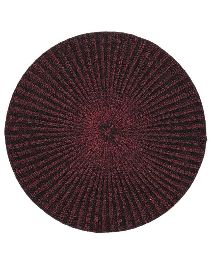 Revaz SSB32A/L Black and Red Lurex Knit Snood myselflingerie.com