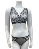 Cosabella ABRIM1321 + 0741 Varanasi Grey Abri Curvy Bralette Set myselflingerie.com