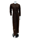 Chicolli FW23MR04 Chocolate/Black Alison Modal Morning Robe myselflingerie.com