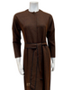 Chicolli FW23MR04 Chocolate/Black Alison Modal Morning Robe myselflingerie.com