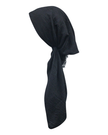 Revaz HS401A Black Crinkle Adjustable Pre-Tied Bandanna with Velvet Grip myselflingerie.com