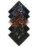 Lizi Headwear OBCPBLBR Black/Brown Cheetah Open Back Bandanna with Full Grip myselflingerie.com