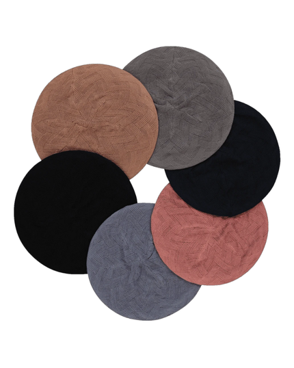 cLizi Headwear SULCF Coffee Summer Lattice Lined Knit Chenille myselflingerie.com