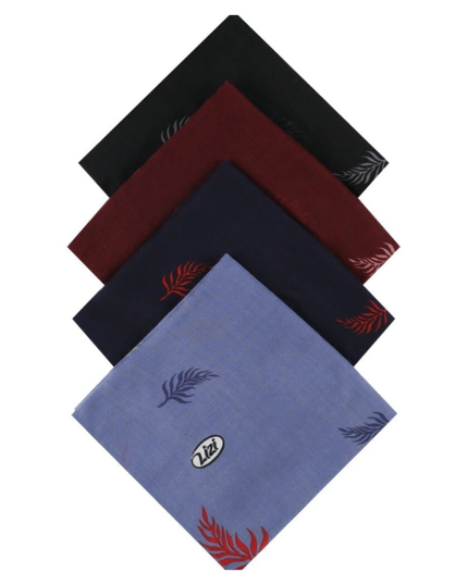 Lizi Headwear OBLVDE Denim Leaves Open Back Bandanna with Full Grip myselflingerie.com