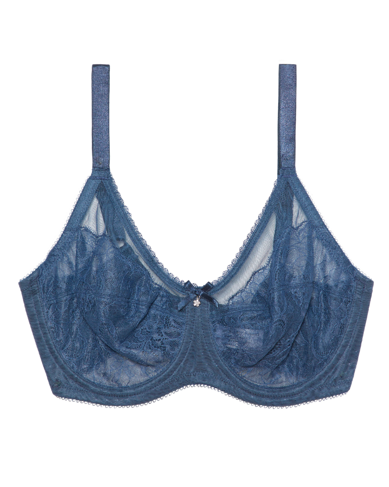 Wacoal 855186 Sargasso Sea Retro Chic Underwire Bra myselflingerie.com