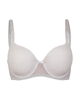 You 100-818 Silver Lace Jacquard Pearl Molded Underwire Bra myselflingerie.com