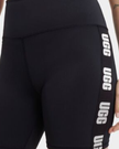 UGG 1138670 Tar Hayleigh Logo Biker Short Leggings myselflingerie.com