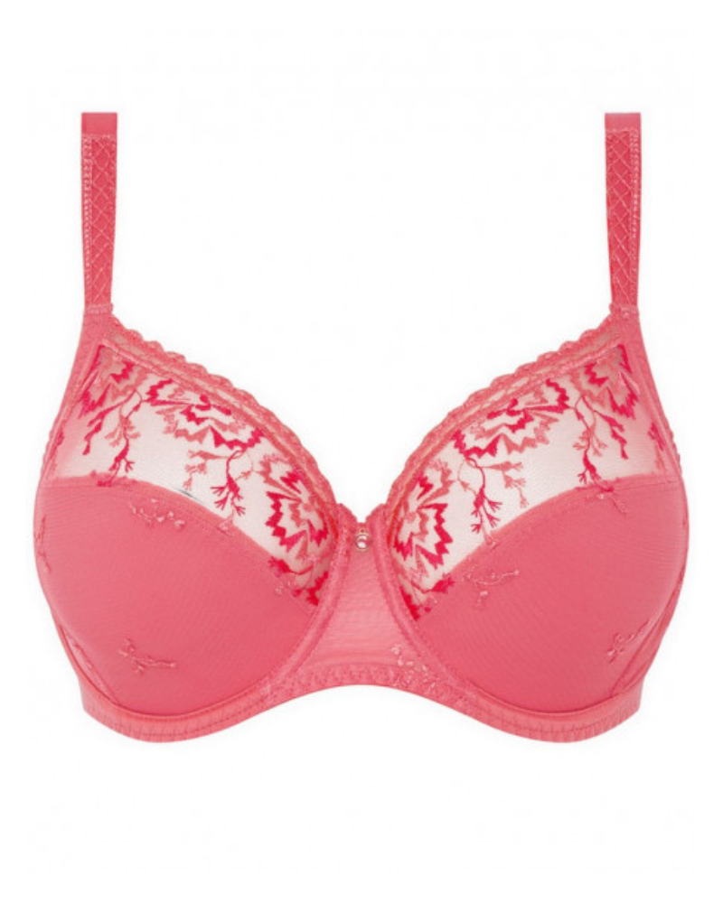 Chantelle 16B1 Coralin Shades Every Curve 3 Part Cup Underwire Bra myselflingerie.com