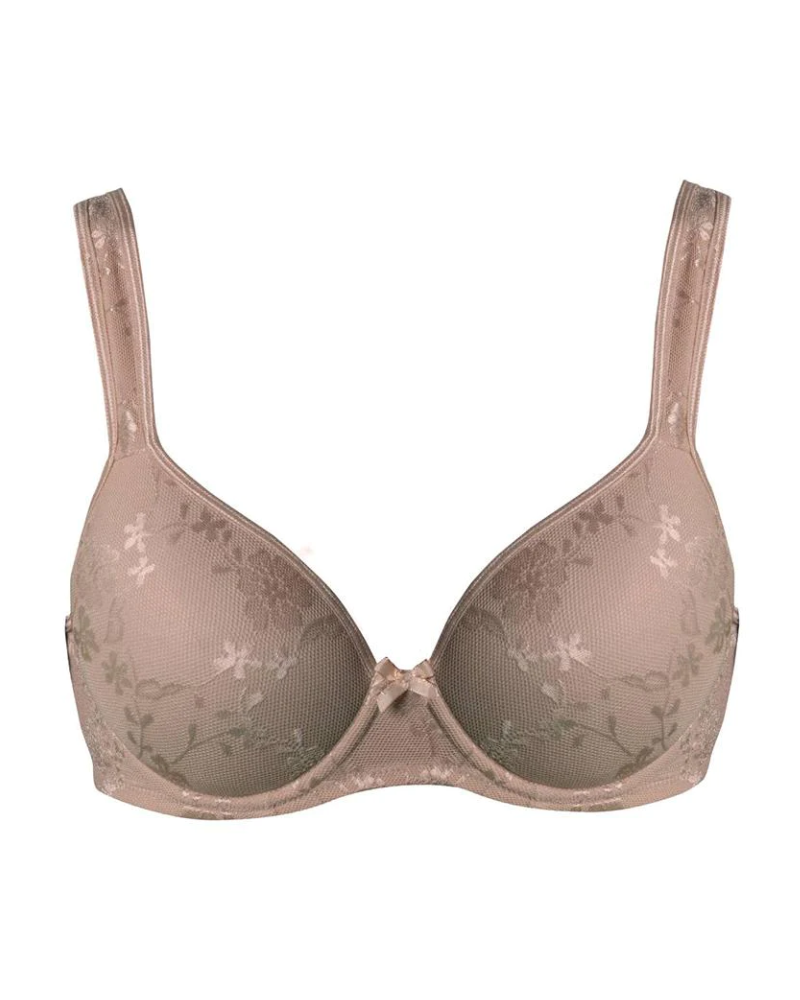 Dorina 100-819 Nude Lace Lizzy Molded Underwire Bra myselflingerie.com