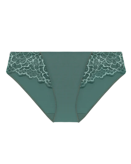 Simone Perele 12A720 Vert Boreal Caresse Bikini Panty  myselflingerie.com