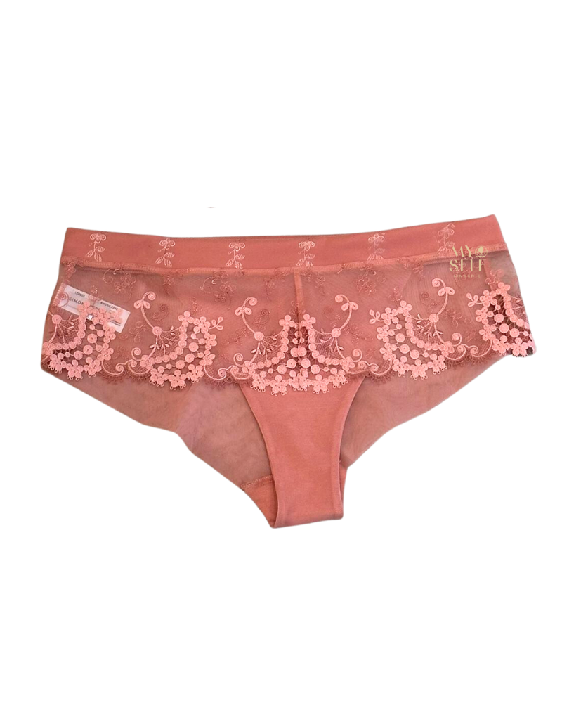 Simone Perele 12B630 Rose Wish Boyshort Panty myselflingerie.com