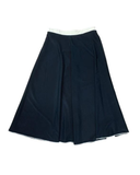 Undercover Waterwear S23-PT-BR Black Ribbed Circle Swim Skirt myselflingerie.com