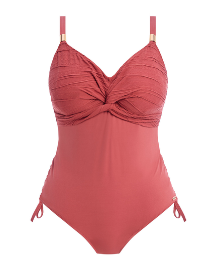 Fantasie 502231 Persian Rose Beach Waves Front Twist Underwire Swimsuit myselflingerie.com