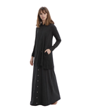 Rojo London Janna Charcoal Grey Hooded Nightgown & Hoodie Set