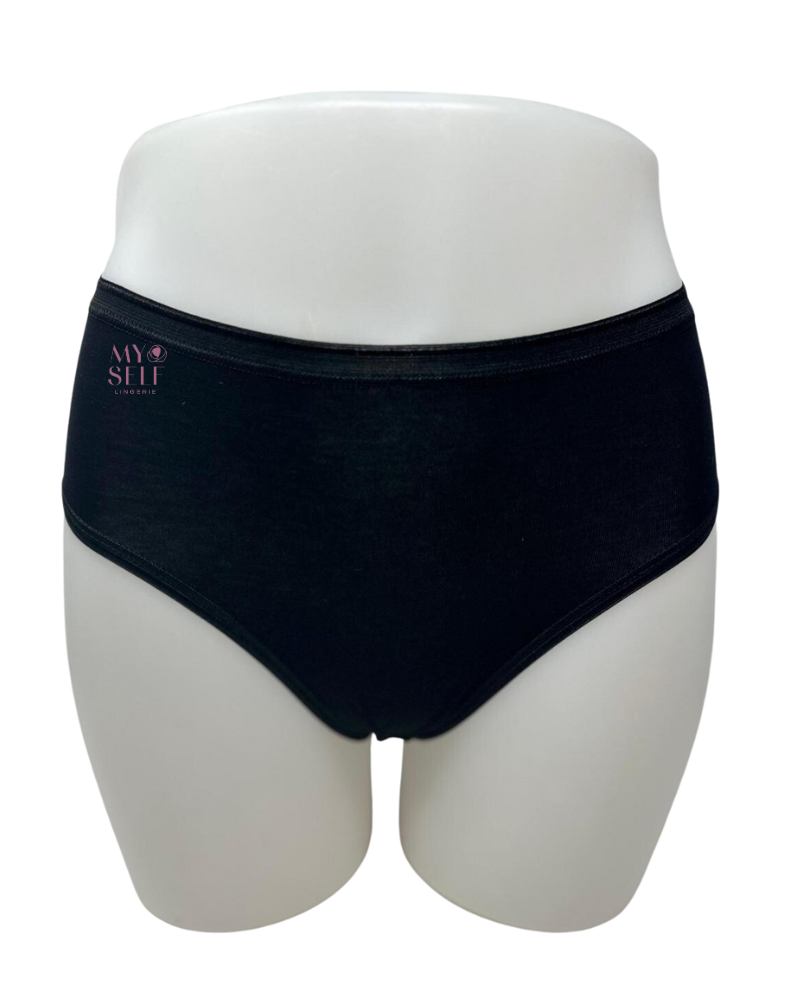 Cotton Touch 131 Black Cotton Hipsters 3 Pack myselflingerie.com