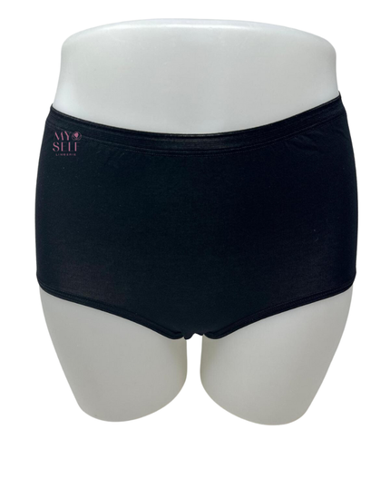 Cotton Touch 132 Black Cotton Briefs 3 Pack myselflingerie.com