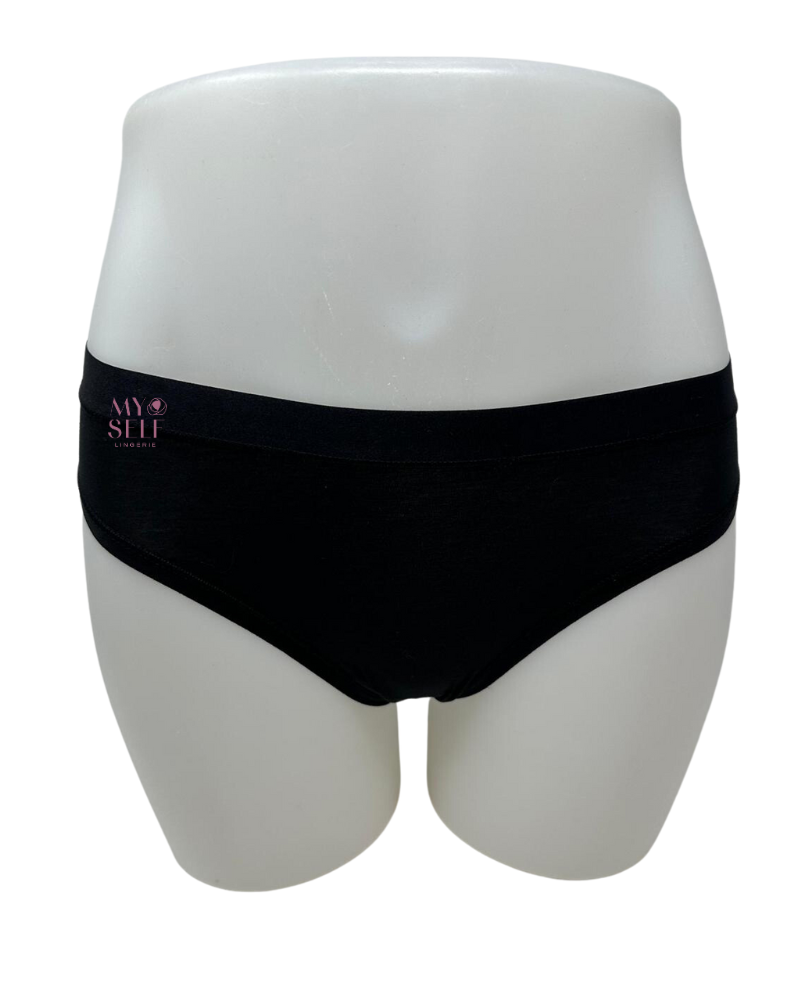 Wacoal 870362 Black Understated Cotton Bikini myselflingerie.com