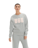 UGG Grey Heather/Sonora Madeline Fuzzy Logo Crewneck Sweater