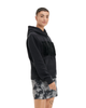UGG 1121385 Black Rey Fuzzy Logo Hoodie myselflingerie.com