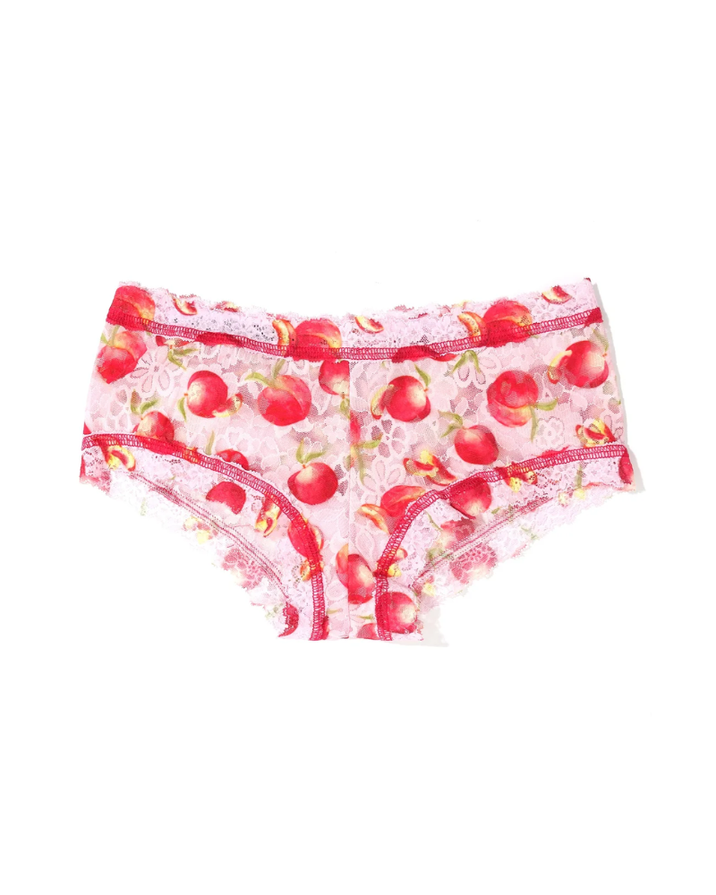 Hanky Panky PR771201 Abundance Printed Daily Lace Boyshort myselflingerie.com