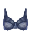 Simone Perele 12Z313 Bleu Cosmic Reve Lace Underwire Bra myselflingerie.com