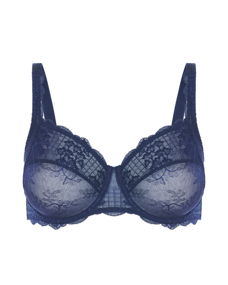 Simone Perele 12Z313 Bleu Cosmic Reve Lace Underwire Bra myselflingerie.com