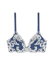 Wacoal 851322 Sargasso Sea/Egret Instant Icon Lace Underwire Bra myselflingerie.com