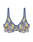 Wacoal 855292 Deco Floral Print Basic Beauty Seamless Underwire Bra myselflingerie.com