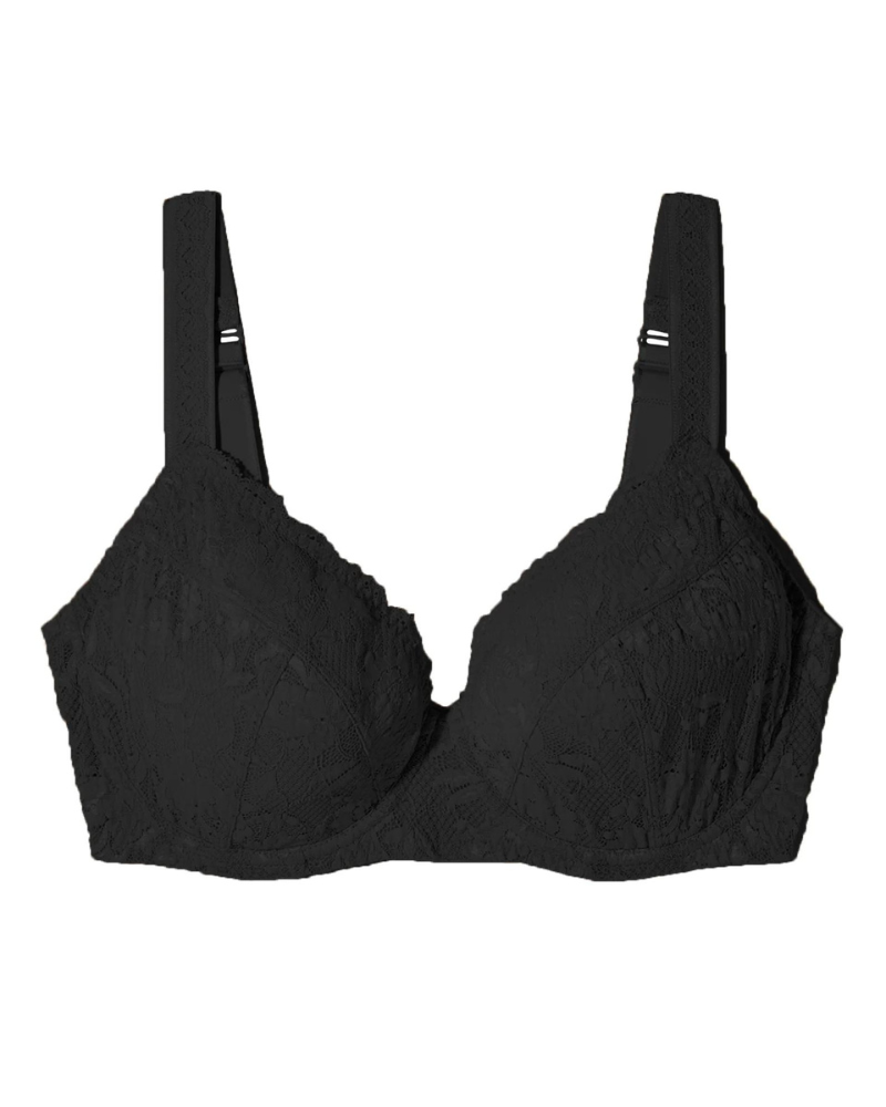 Cosabella NEVER1138 Black Side Support Underwire Bra myselflingerie.com