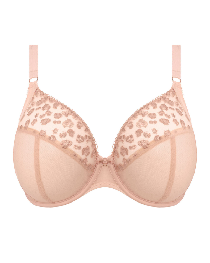 Elomi 301336 Pale Blush Namrah Plunge Underwire Bra myselflingerie.com