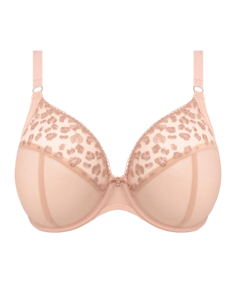Elomi 301336 Pale Blush Namrah Plunge Underwire Bra myselflingerie.com