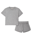 UGG 1136910 Grey Heather Aniyah Pajamas Shorts Set myselflingerie.com