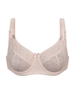 You 100-512 Nude Stretch Lace 3 Part Cup Underwire Bra myselflingerie.com