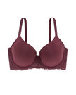 Dorina FXTT0013 Wine Avery Molded Underwire Bra myselflingerie.com