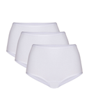 Gemsli 3329 White Pocket Insert Cotton White Briefs 3 Pk myselflingerie.com