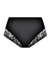 Gemsli PT0059 Black Smoothing Lace Control Brief myselflingerie.com