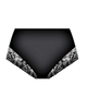 Gemsli PT0059 Black Smoothing Lace Control Brief myselflingerie.com