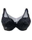 Rosa Faia 5261 Anthracite Leopard Print Molded Underwire Bra myselflingerie.com
