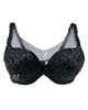 Rosa Faia 5261 Anthracite Leopard Print Molded Underwire Bra myselflingerie.com