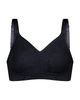 100-711 Black Evelyn Seamless Minimizer Wire Free Bra