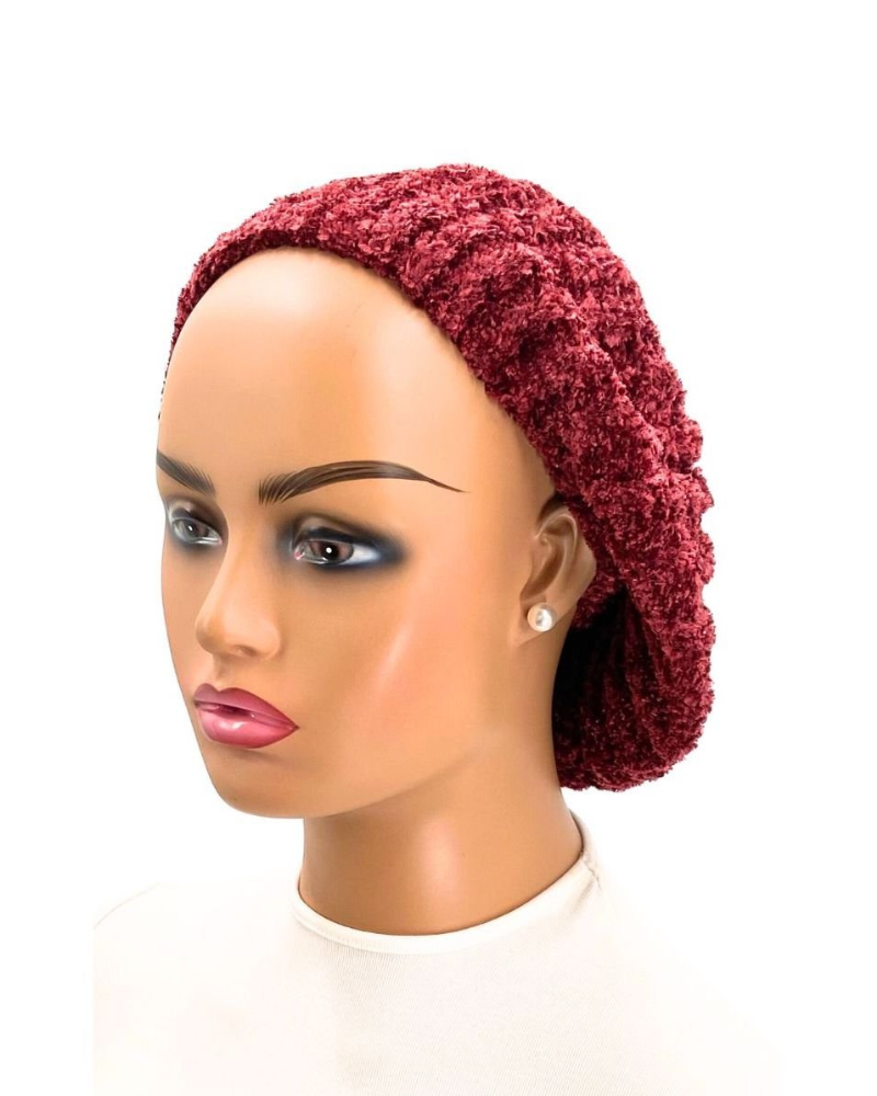 Lucy & Olivia LCOLCNSNBLG Logo Maroon Lined Chenille myselflingerie.com