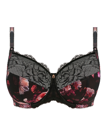 Fantasie FL100701 Pippa Black Side Support Underwire Bra myselflingerie.com