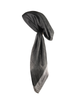 Revaz HS505A/E Black/Grey Border Adjustable Pre-Tied Bandanna with Velvet Grip myselflingerie.com