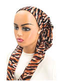 Ahead Black Multi Bengal Pre-Tied Bandanna